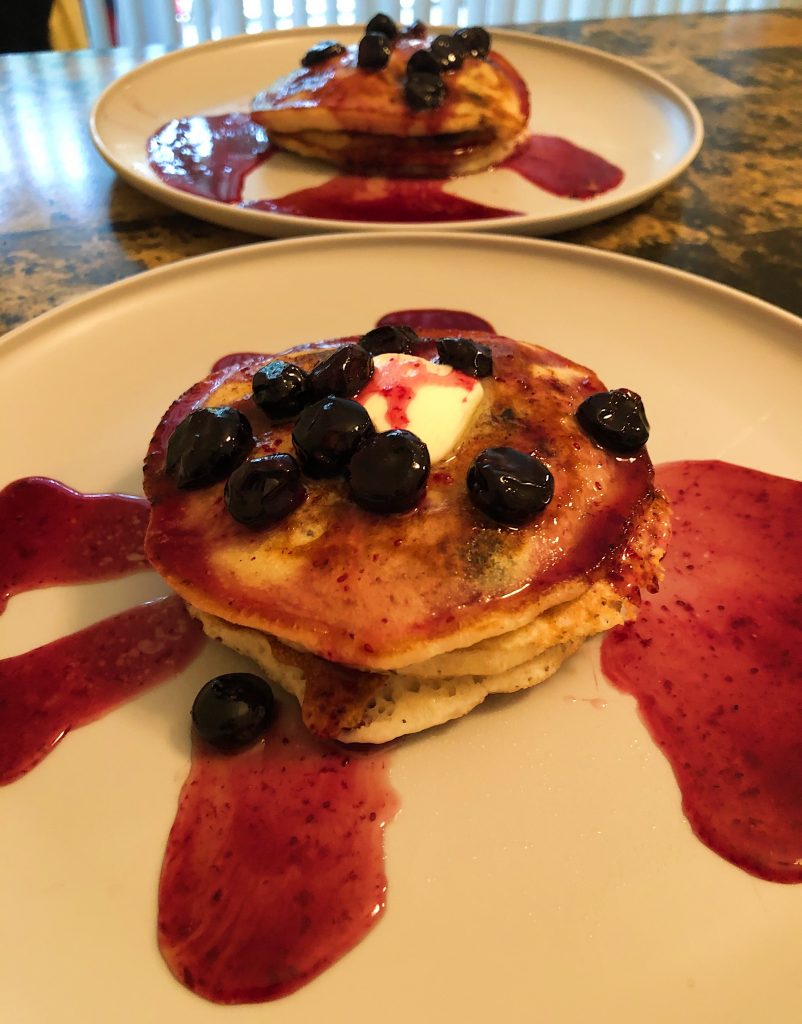 blueberry pancakes healthy breakfast