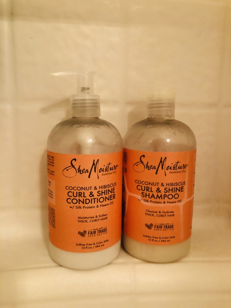SheaMoisture essential shampoo and conditioner
