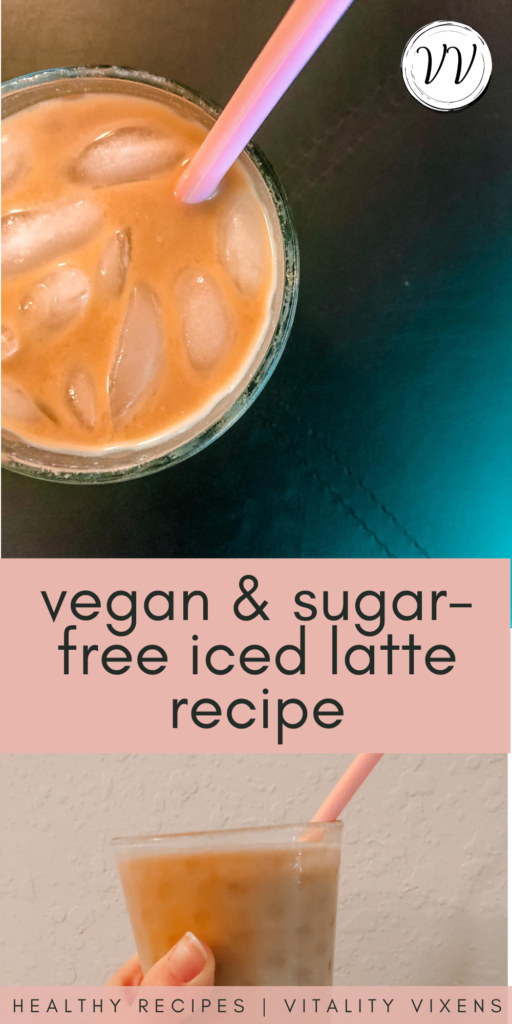 My Daily Sugar-Free & Vegan Iced Latte Recipe. After 8 years as a Starbucks barista, I learned a lot about making coffee, lattes, and espresso. I finally found the best healthy iced latte recipe that you can easily make from home in 2 minutes!