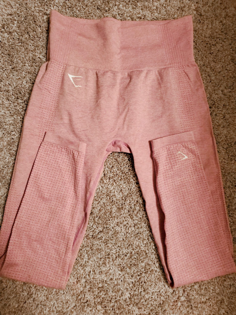 Pink seamless leggings