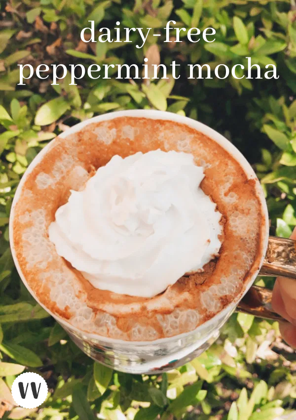 Dairy-Free PEPPERMINT MOCHA (Cozy & Easy Holiday Recipe)