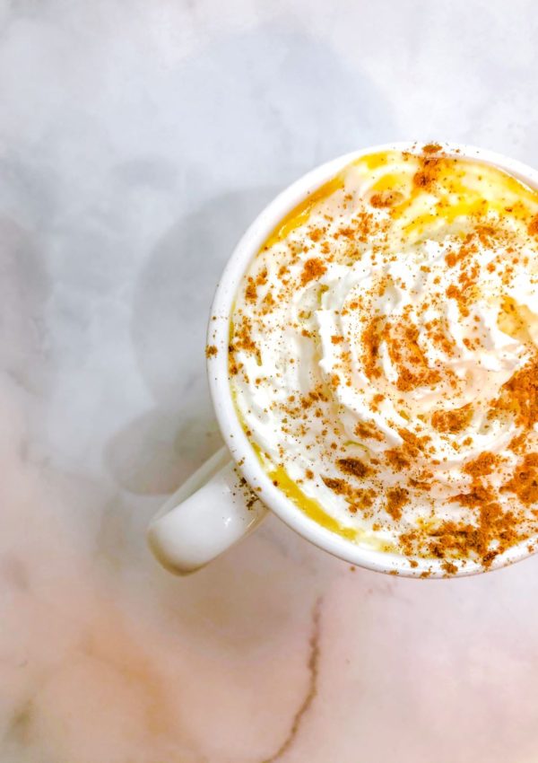 Dairy-Free Pumpkin White Hot Chocolate