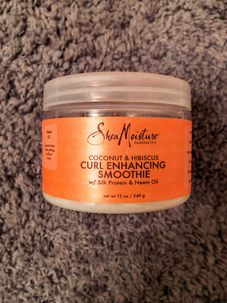 Shea Moisture curly hair smoothie | For my curly girls looking for a natural curly hair routine - this is for you! I'm sharing my daily hair routine that's so easy to implement | Vitality Vixens Healthy Lifestyle Blog