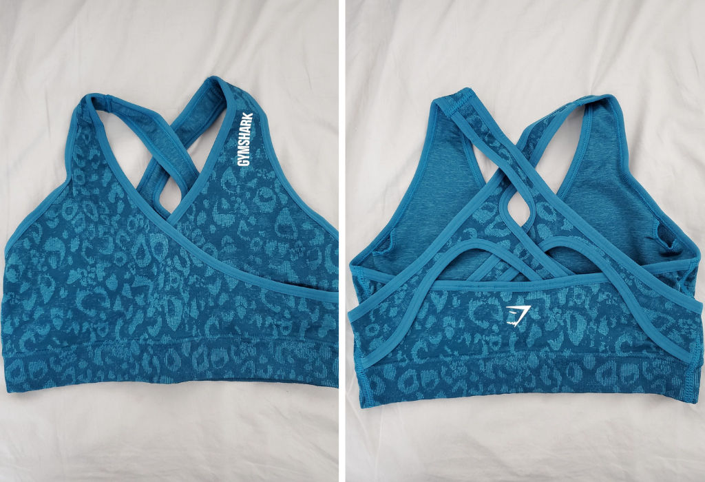 Adapt Animal Seamless Sports Bra | Our HONEST opinions on the Gymshark Vital Seamless 2.0 Collection, as well as their new Adapt Animal Seamless sports bra & leggings! | Vitality Vixens Healthy Lifestyle Blog