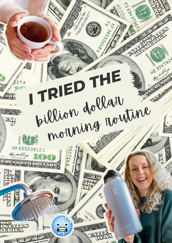 I tried the ~YouTube sensation~ 1 billion dollar morning routine! Did it really make me more healthy, productive and RICH?!  | Vitality Vixens Healthy Lifestyle Blog