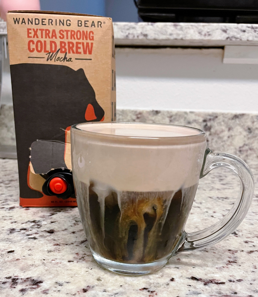 If you're looking for a healthy (ish), dairy-free, chocolate-infused coffee for summer, look no further than this mocha cold foam cold brew! | Vitality Vixens Healthy Lifestyle Blog