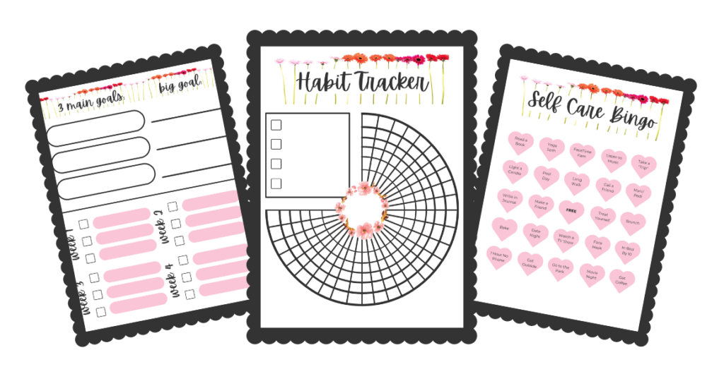 Sharing the best monthly productivity system to accomplish your goals & stay organized. (With a free printable habit tracker & goal planner.) | Vitality Vixens Healthy Lifestyle Blog