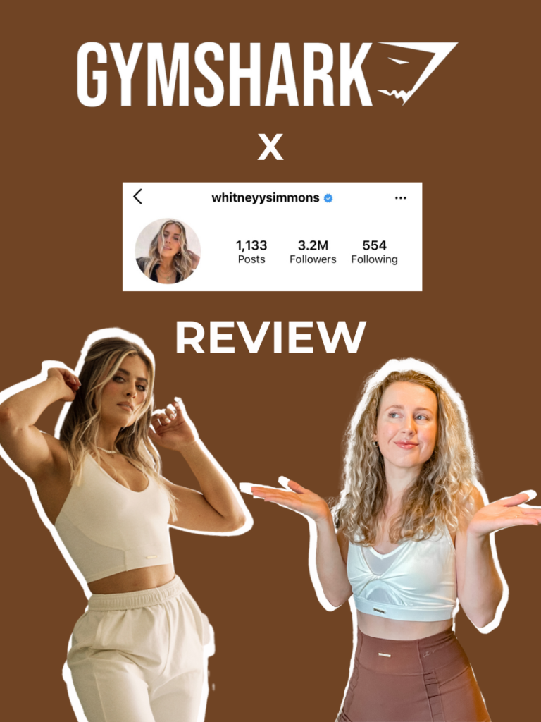 Sharing my unsponsored & honest thoughts in this Gymshark x Whitney Simmons collection review. Is it worth the hype? READ before BUYING | Vitality Vixens Healthy Lifestyle Blog