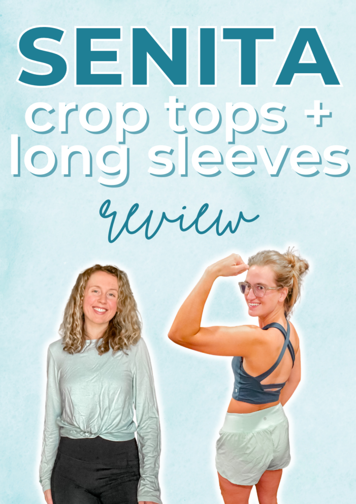 Sharing my honest, unsponsored opinions on Senita's Ava crop top, cropped long sleeve, and more in this Senita Review! (Covers sizing/fit) | Vitality Vixens Healthy Lifestyle Blog