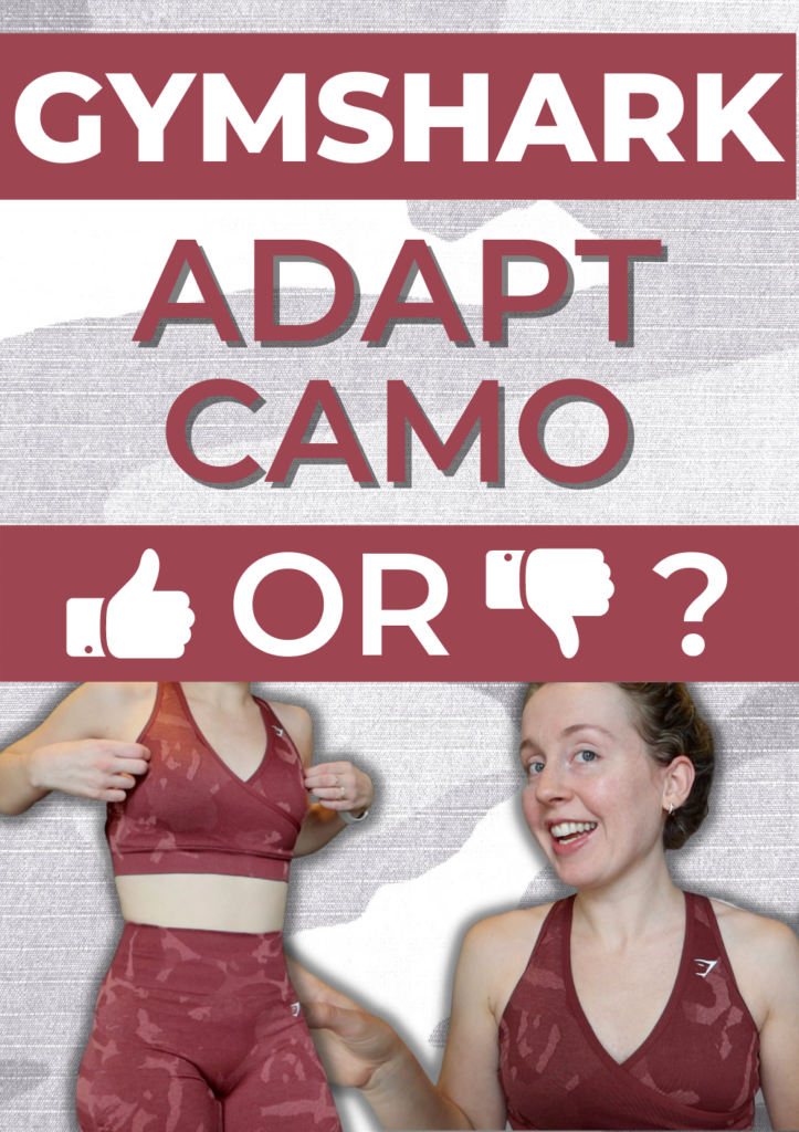 2022 Gymshark Adapt Camo Review! Why spend $100 on shorts & a sports bra that's only okay? Read our guide to save yourself some time & money! | Vitality Vixens Healthy Lifestyle Blog
