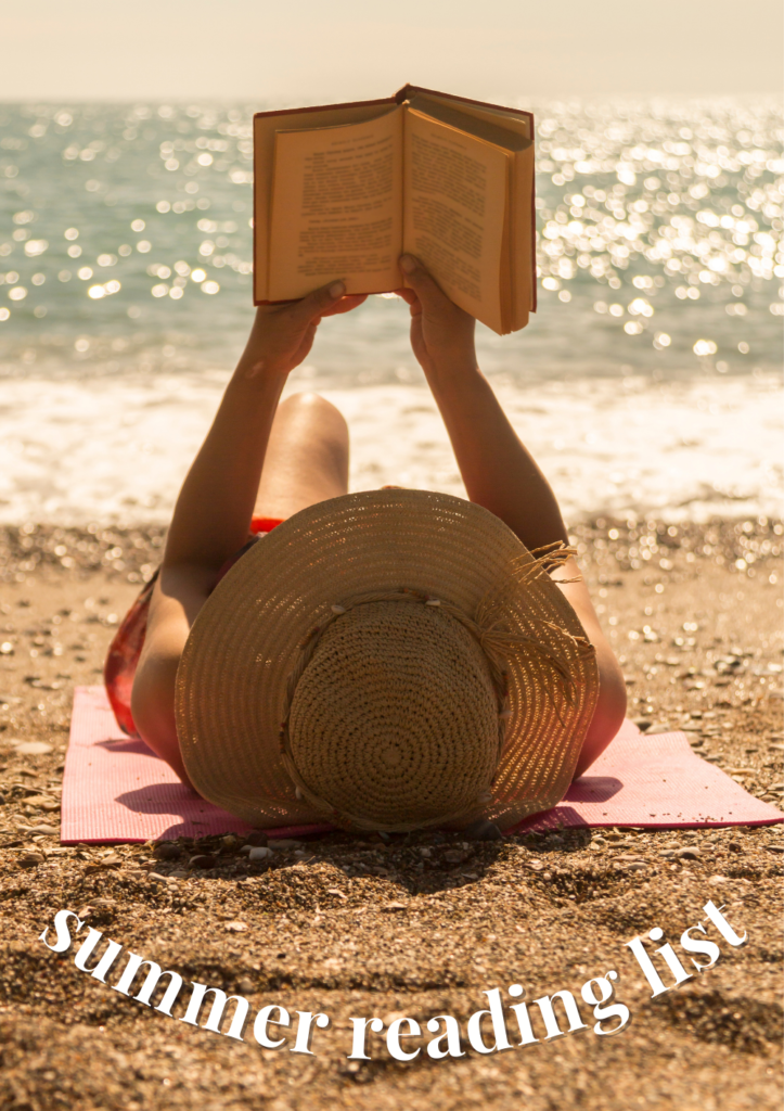 My summer selection of light and breezy beach reads for 2022. Read these laying by the pool, or on the beach, with a pina colada in hand. | Vitality Vixens Healthy Lifestyle Blog