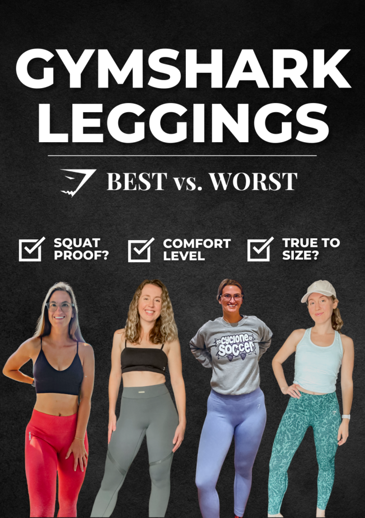HONEST GYMSHARK LEGGINGS REVIEW | We've been testing out all the best (& worst...) leggings from Gymshark to bring you this unsponsored Gymshark leggings review. 1. Squat proof? 2. True to size? & More... | Vitality Vixens Blog