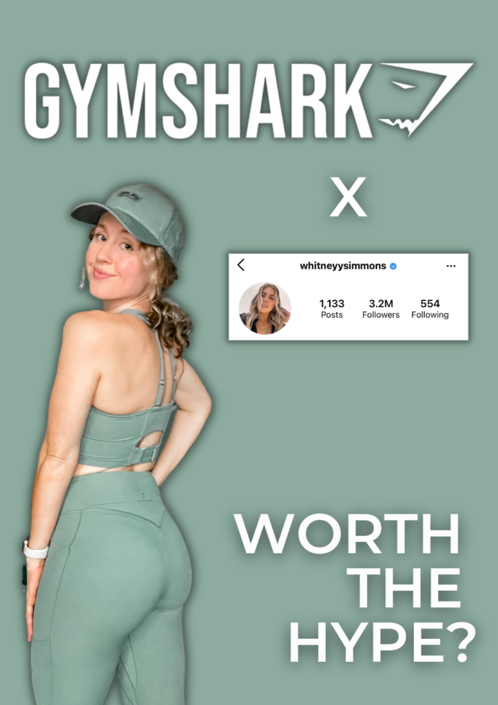 A brutally honest review of the LAST Gymshark Whitney Simmons collection. Covering the Whitney leggings, longline sports bra, and cap. | Vitality Vixens Healthy Lifestyle Blog