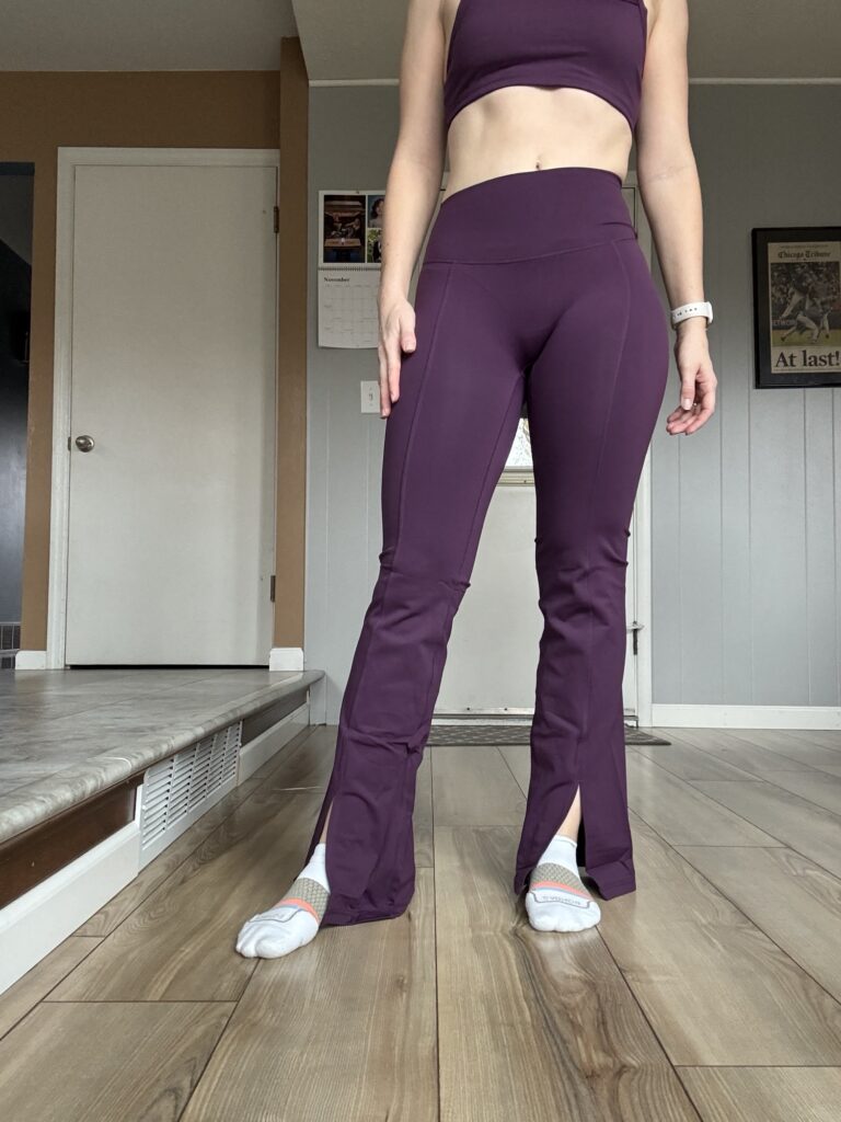 FormLux Front Slit Sculptseam Plus Flare Legging 32" Review Paragon Fitwear