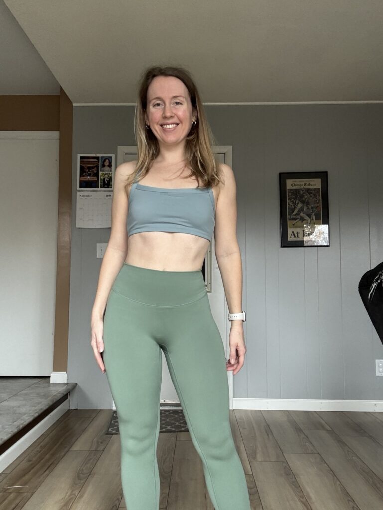 Paragon Fitwear Leggings Review BRUTALLY HONEST | Thistle sage green Reluna original Sculptseam leggings | Vitality Vixens