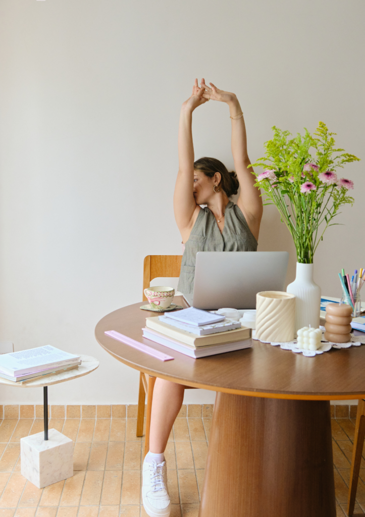 The BEST Desk Stretches (for an office job or WFH) | Vitality Vixens Healthy Lifestyle Blog