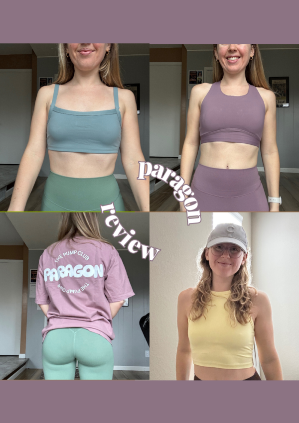 Paragon Fitwear Sports Bras Review (+ Tops and Pump Covers!)